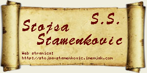 Stojša Stamenković vizit kartica